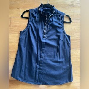 J.Crew Jeweled Sleeveless Top